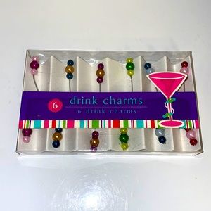 Martini Glass Drink Charms